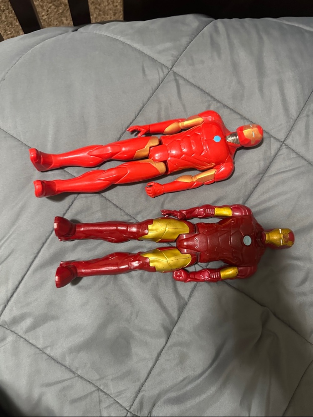 Marvel Iron Man Red and Gold Action Figures